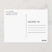 Urban Afstudeerder Foto Afstuderen Hartelijk dank  Briefkaart (Achterkant)