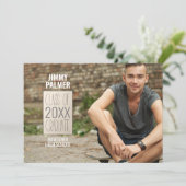 Urban Afstuderen Photo Bedankkaart (Staand voorkant)