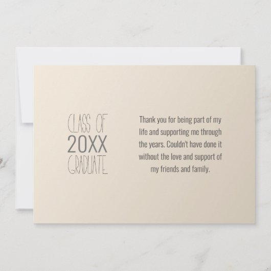 Urban Afstuderen Photo Bedankkaart (Achterkant)