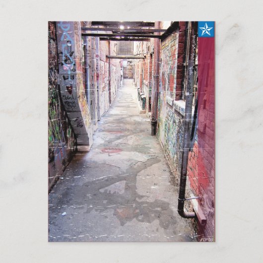 Urban Alley Briefkaart (Voorkant)