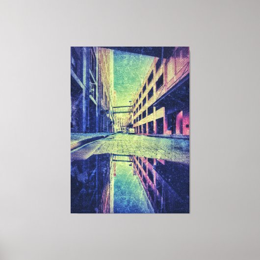 Urban Alley Canvas Afdruk (Voorkant)