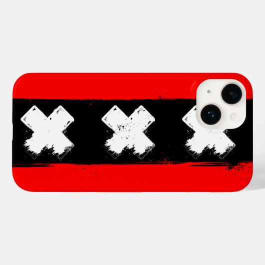 Urban Amsterdam Case-Mate iPhone Case (Achterkant (horizontaal))