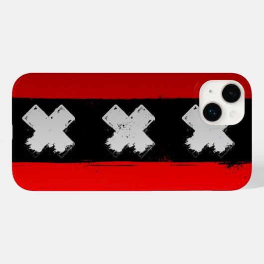 Urban Amsterdam Case-Mate iPhone Case (Achterkant (horizontaal))