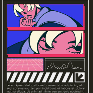 Urban Anime Vibes: Streetwear T-shirt