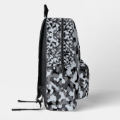 Urban Arctic Camouflage Pattern Bedrukte Rugzak (Links)