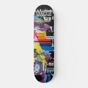 Urban art. 18. persoonlijk skateboard