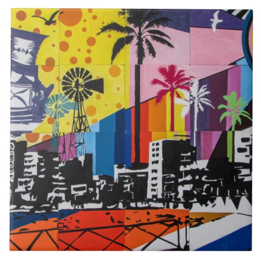 Urban art. 18. tegeltje (Voorkant)