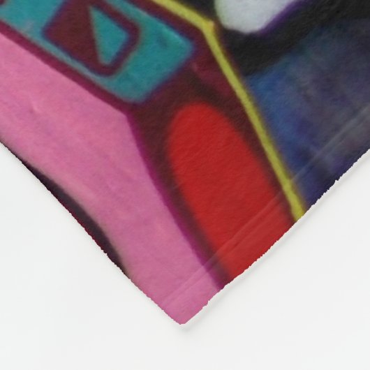 Urban Art. 1. Fleece Deken (Hoek)