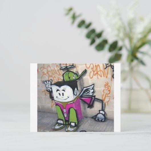 Urban Art Briefkaart (Staand voorkant)