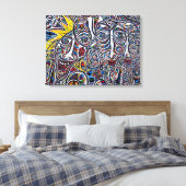 Urban Art Canvas Afdruk (Insitu (Slaapkamer))