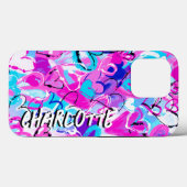 Urban Art Doodles, levendige kleurrijke graffit ha Case-Mate iPhone Case (Achterkant (horizontaal))