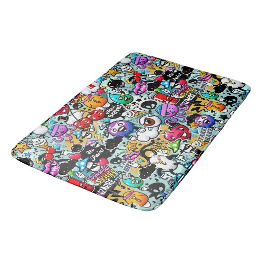 Urban Art Graffiti Badmat (Gekanteld)