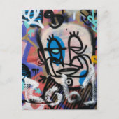Urban art graffitis briefkaart (Voorkant)
