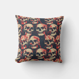 Urban Art Skull Pillow Design A71 Kussen