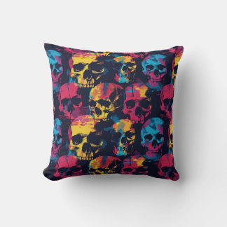 Urban Art Skull Pillow Design, cojin B17 Kussen