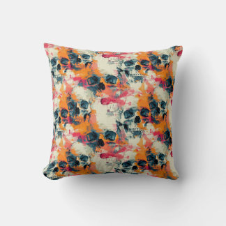 Urban Art Skull Pillow Design, Cojín C47 Kussen