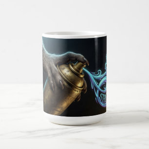 Urban Art Spray Can Lange Mouwen T-shirt Koffiemok