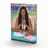 Urban Art |  vrouw die medailles verricht Fotoblokken (Rechts)