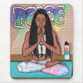 Urban Art |  vrouw die medailles verricht Muismat (Voorkant)