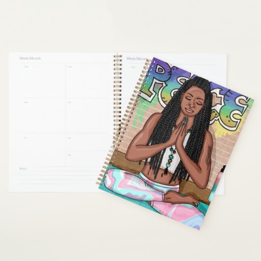 Urban Art |  vrouw die medailles verricht Planner (Display)