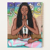 Urban Art | vrouw die medailles verricht Planner (Achterkant)