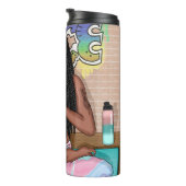 Urban Art |  vrouw die medailles verricht Thermosbeker (Geroteerd rechts)