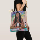 Urban Art |  vrouw die medailles verricht Tote Bag (Dichtbij)