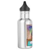 Urban Art |  vrouw die medailles verricht Waterfles (Links)