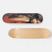 Urban Art Vrouw Persoonlijk Skateboard (Horizontaal)