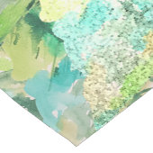 Urban Artistic Kleurrijke Pine Tree Waterverf Kuns Korte Tafelloper (Hoek)