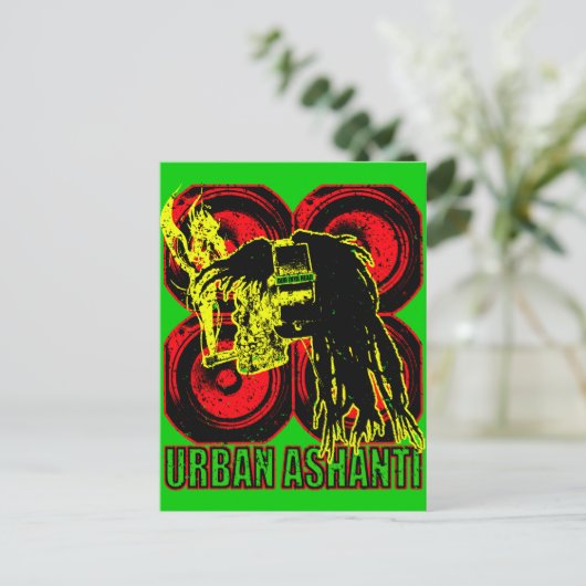 URBAN ASHANTI BRIEFKAART (Staand voorkant)