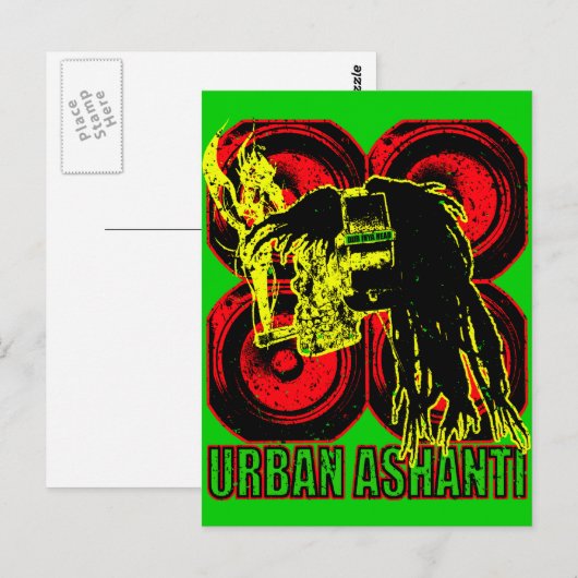 URBAN ASHANTI BRIEFKAART (Voorkant / Achterkant)