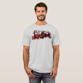 Urban audio t-shirt (Voorkant volledig)
