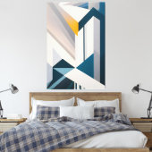 Urban Aurora Canvas Afdruk (Insitu (Slaapkamer))