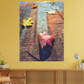Urban Autumn Abstract Canvas Afdruk (Insitu (Woonkamer))