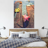Urban Autumn Abstract Canvas Afdruk (Insitu (Slaapkamer))