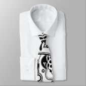 Urban Aztec Black and White stropdas (Gebonden)