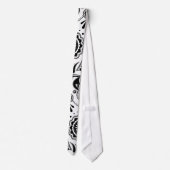 Urban Aztec Black and White stropdas (Achterkant)