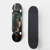 Urban Balance | Abstracte Geometrische 3D Persoonlijk Skateboard (Voorkant)
