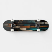 Urban Balance | Abstracte Geometrische 3D Persoonlijk Skateboard (Horizontaal)