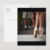 "Urban Ballerina" Briefkaart (Voorkant / Achterkant)