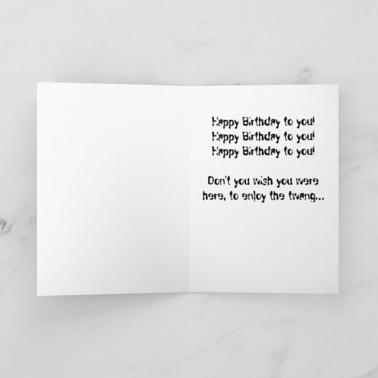 Urban Banjo-speler Kaart (Binnen)