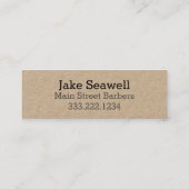 Urban Barber Mini Visitekaartje (Achterkant)