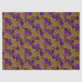 Urban Baroque Gold Chains Animal Print Tissuepapier (Voorkant)