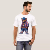 Urban bear #001 t-shirt (Voorkant volledig)
