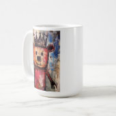 Urban Bear King GRAFFITI Koffiemok (Voorkant links)