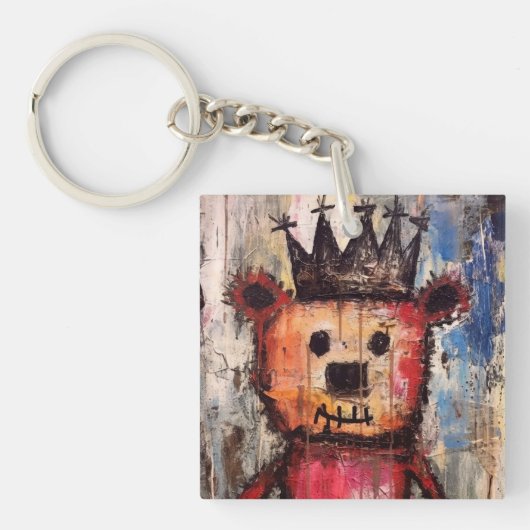Urban Bear King GRAFFITI Sleutelhanger