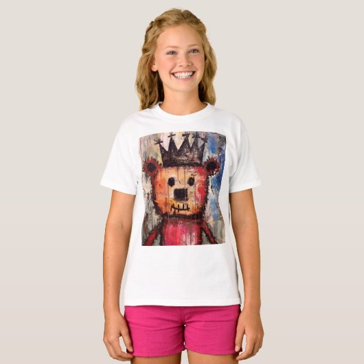Urban Bear King GRAFFITI T-shirt (Voorkant volledig)
