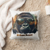 Urban Beast Gorilla met zonnebril Kussen (Deken)