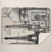 "Urban Beauty" Sherpa Deken (Voorkant (horizontaal))